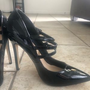 Patent Black Classy Pump